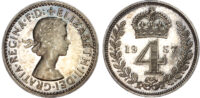 Elizabeth II (1952-2022) Maundy Set, 2006, Fourpence, Threepence, Twopence, Penny