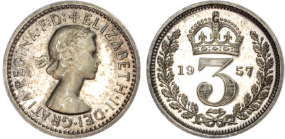 Elizabeth II (1952-2022) Maundy Set, 2006, Fourpence, Threepence, Twopence, Penny