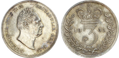 William IV (1830-1837) Maundy Set, 1835, Fourpence, Threepence, Twopence, Penny
