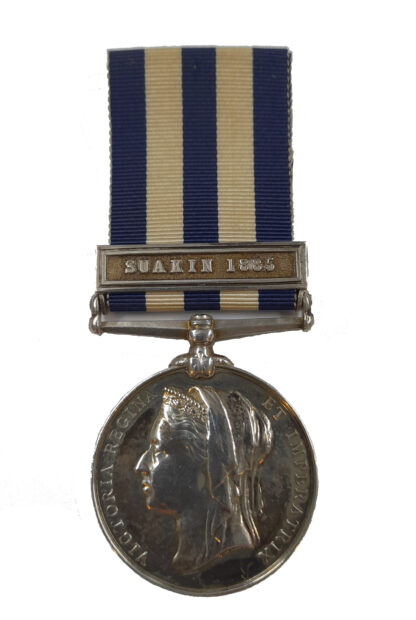 Egypt Medal 1882-89, undated reverse, one clasp to Private J. Henry