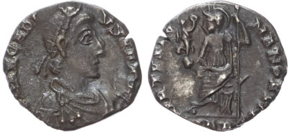 Arcadius, Silver Siliqua