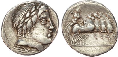 Roman Republic, Anonymous Silver Denarius