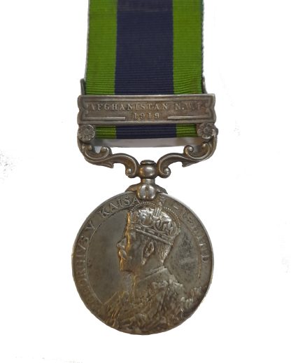 India General Service Medal,1908-35, one clasp, Afghanistan NWF 1919, to Peon Mir Ahmed