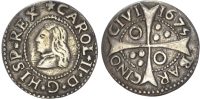 Spain, Barcelona, Charles II, silver Croat