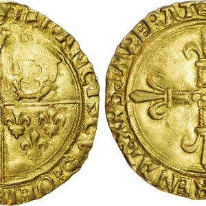 France, Francis I, Écu d’Or du Dauphine aux Soleil