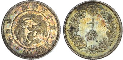 Japan, Meiji (1868-1912), silver 10 Sen, 1897