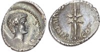 Octavian, Silver Denarius