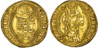 Italy, Papal States, Pius II, gold Ducat