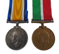 The Great War Mercantile Marine Pair awarded to David Ross McLennan