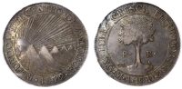 Central American Republic, Guatemala, silver 8 Reales, 1842/0