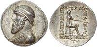 Kingdom of Parthia, Mithradates II Silver Tetradrachm