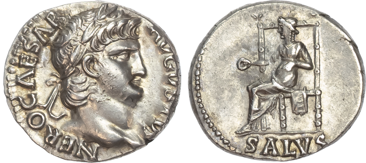 Nero Silver Denarius