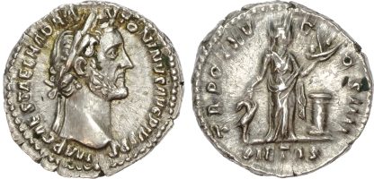 Antoninus Pius Silver Denarius