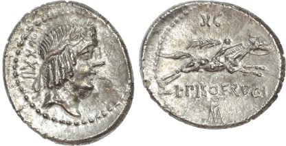 L. Calpurnius Piso Frugi  Silver Denarius