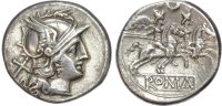 Anonymous Silver Denarius