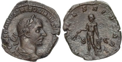 Trebonianus Gallus AE Sestertius