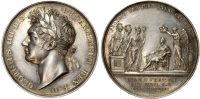 George IV, Coronation, 1821, silver medal