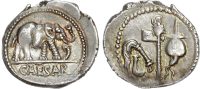Julius Caesar Silver  Denarius