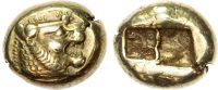 Kingdom of Lydia, Time of Alyattes ‑ Kroisos Electrum Trite