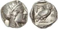 Attica, Athens Silver Tetradrachm