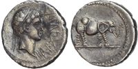 Kings of Mauretania, Juba II Silver Denarius