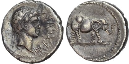 Kings of Mauretania, Juba II Silver Denarius