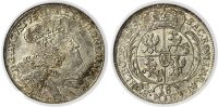Poland, Augustus III, silver Ort / 18 Groszy, 1755