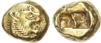 Kingdom of Lydia, Time of Alyattes ‑ Kroisos Electrum Trite