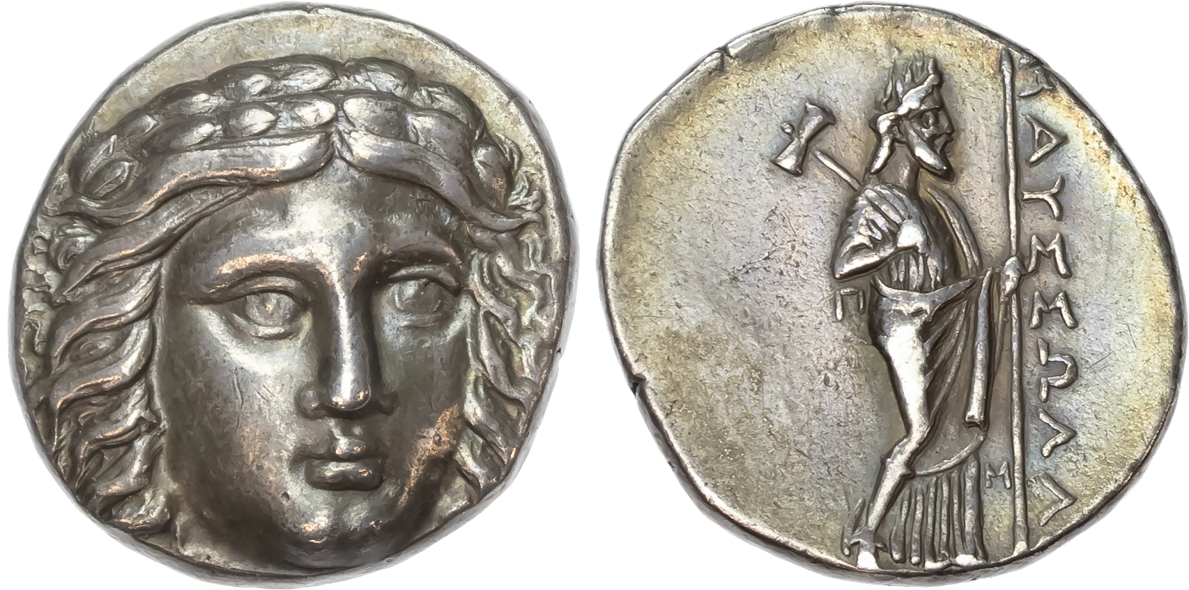 Satraps of Caria, Mausolus Silver Tetradrachm