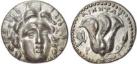 Islands off Caria, Rhodes Silver Tetradrachm