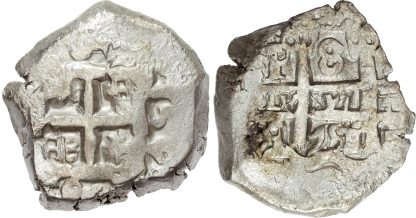 Bolivia, Ferdinand VI, silver Cob of 8 Reales, 1751 q