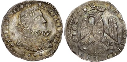 Italy, Sicily, Philip IV (1621‑1665), silver 4 Tari, 1649