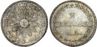 South Peru, silver 2 Reales, 1837 BA