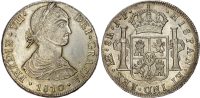 Peru, Ferdinand VII, silver 8 Reales, 1810 LM‑JP