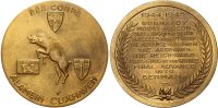 The Advance of XXX Corps Across Europe, 1945, copper medal
