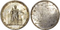 George III, Church and King Club, Manchester, 1790, silver medal