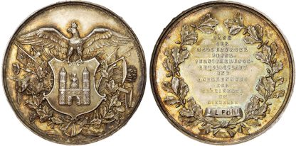 Germany, Magdeburg, Fire Insurance Company, silver medal