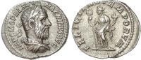 Macrinus Silver Denarius