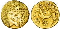 Imported Coinages, Ambiani (c. Late 2nd Century BC) Gold Stater