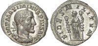 Maximinus Thrax Silver Denarius