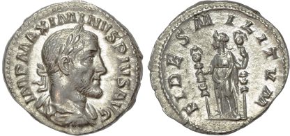 Maximinus Thrax Silver Denarius