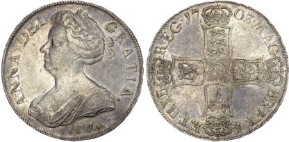 Anne, Pre‑Union, VIGO Crown, 1703
