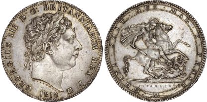 George III, Crown, 1818