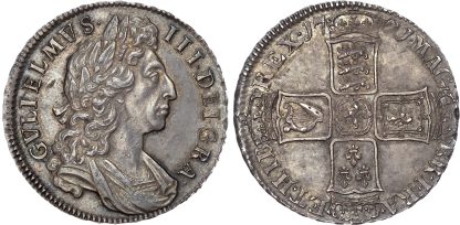 William III, Halfcrown, 1700