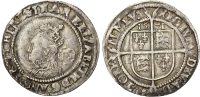 Elizabeth I, Sixpence, 1571