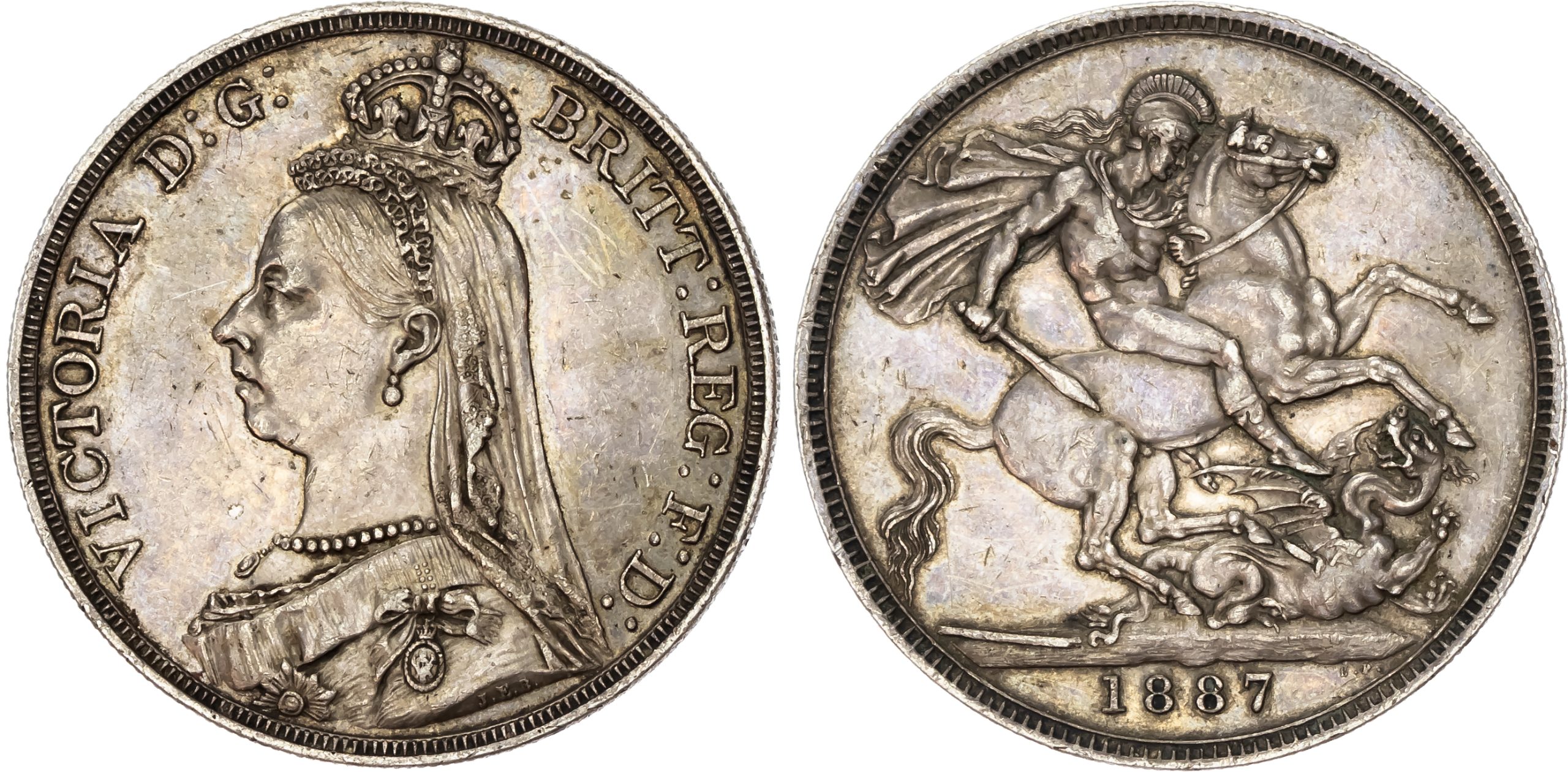 Victoria, Crown, 1887