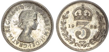 Elizabeth II, Maundy Set, 1955