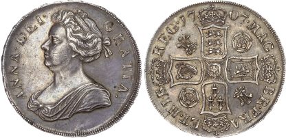 Anne, Crown, 1707