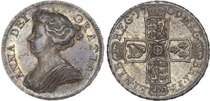 Anne, Halfcrown, 1709