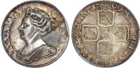 Anne, Shilling, 1709